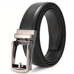 Men's Faux Leather Quick Release Buckle Belt Business