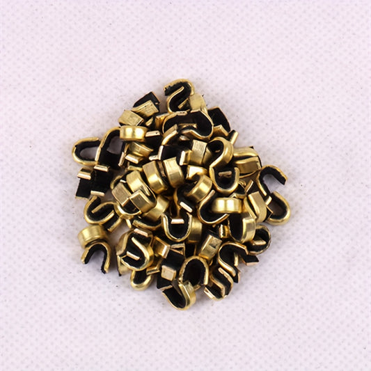 10pcs Bow String Brass Nock Points Archery Accessory