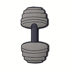 5pcs Gym Themed Shoe Charms For Slipper Sandals DIY Shoes Pins