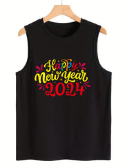 Print Sleeveless Sports Vest Women's Activewear
