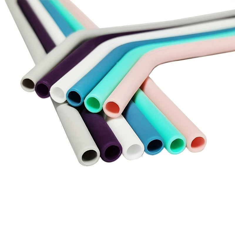 Silicone Straw Sleeve with Brush - Reduce Waste