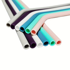 Silicone Straw Sleeve with Brush - Reduce Waste