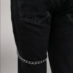 Pentagram Leg Chain Harness Gothic Leg Strap Hip Hop PU Leather Rivet Belt Haraj