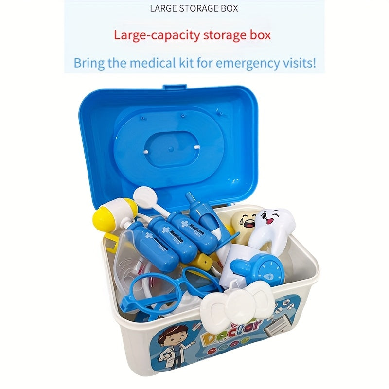 Doctor Pretend Play Toy Set with Medical Kit for Boys and Girls