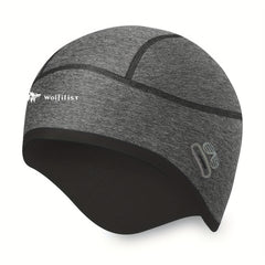 Skull Cap Sweat Wicking Helmet Liner with Ear Covers for Riding Cycling Running