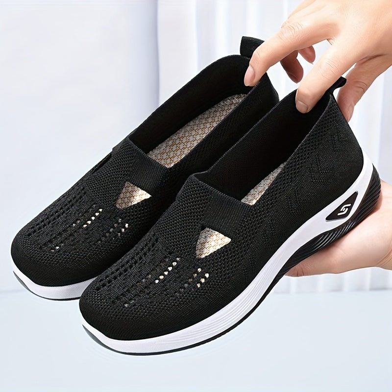 Women's Knitting Sock Shoes Slip On Lightweight Walking Shoes