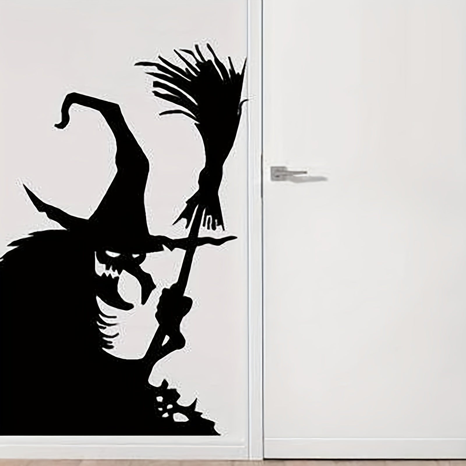 Windows Witch 3D Wall Stickers Halloween Decoration Scary Ghost Sticker