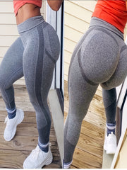 High Waist Yoga Sports Leggings for Women Slim Fit & Stretchy Pants