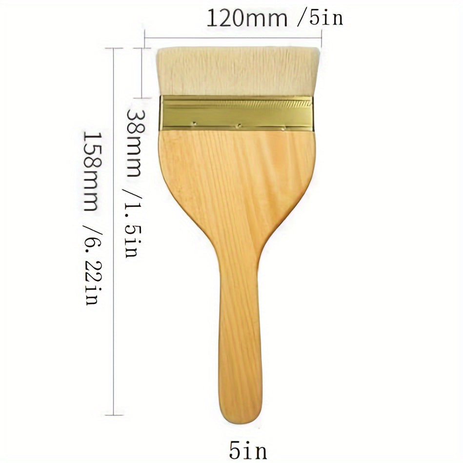 Optional Wool Brushes Soft Hair Paint Coatings Brushes
