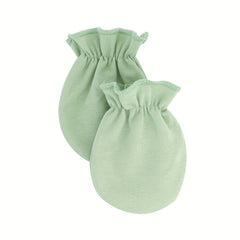 12 Pairs Baby Cotton Gloves No Scratch Mittens 0-6 Months