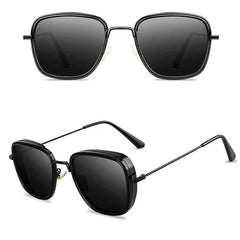 Square Lens Steam Punk Sunglasses