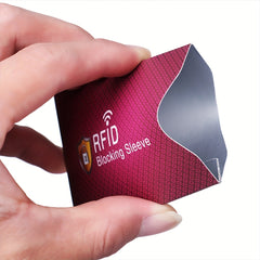 5PCS Aluminum Anti Rfid Blocking Card Holder Wallet