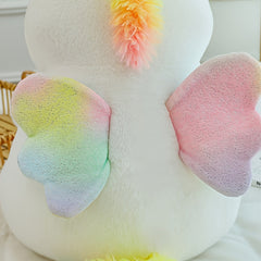 Calf Unicorn Doll Pillow Plush Toy With Wings Sofa Decoration
