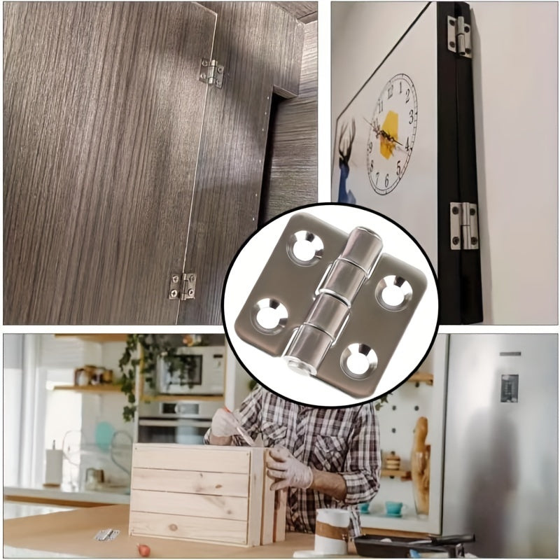 4pcs 304 Stainless Steel 4 Holes Hinge For Marine Boat