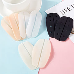 2pcs Invisible Silicone Shoulder Pads Soft Non slip Bra Strap Cushions