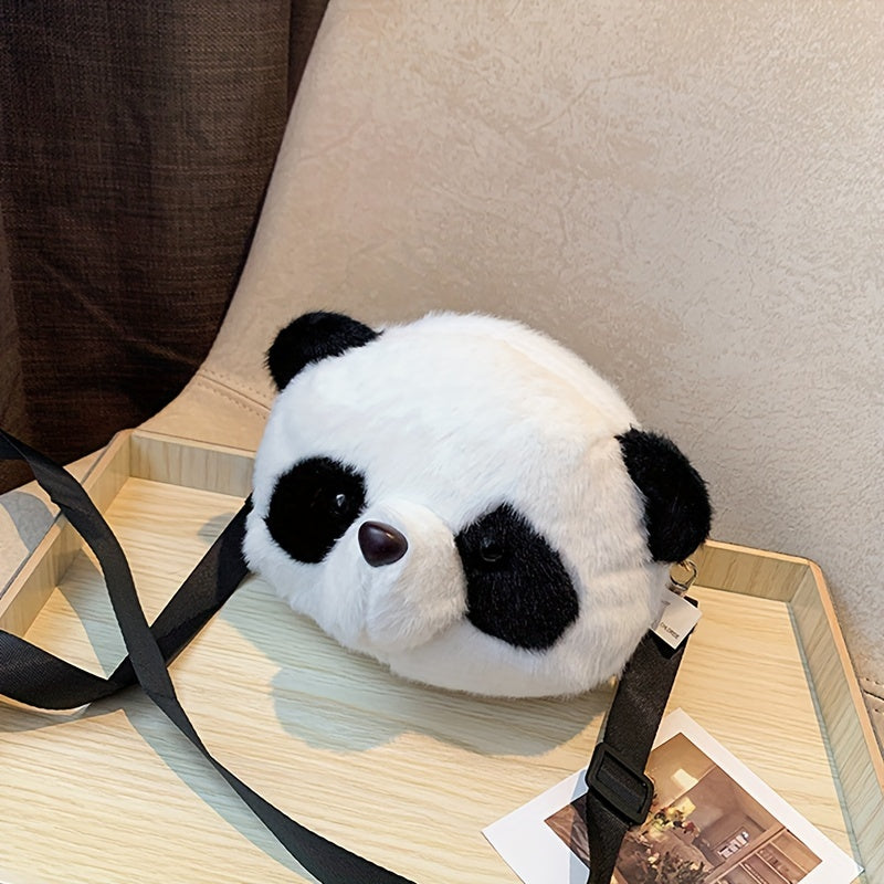 Panda Plush Crossbody Bag Mini Coin Purse Shoulder Bag