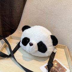 Panda Plush Crossbody Bag Mini Coin Purse Shoulder Bag