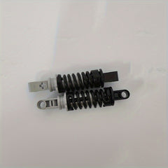 2pcs Motorcycle Shock Absorber Springs with Yellow Accents