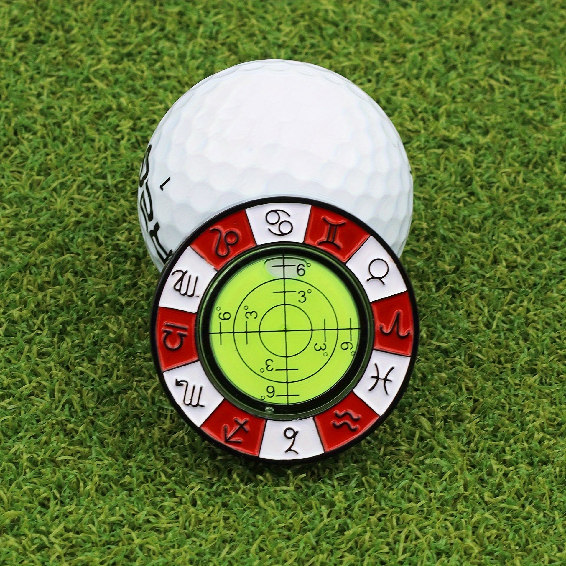 Golf Ball Marker Green Slope Reader Level Meter with Magnet