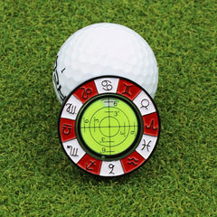 Golf Ball Marker Green Slope Reader Level Meter with Magnet