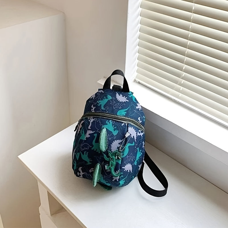 Boys Dino Print Backpack Lightweight Large Capacity Bag