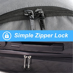 10pcs Stainless Steel S Type Carabiner Keychain Hook with Lock for Camping