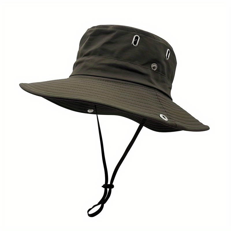 Wide Brim Sunshade Bucket Hat for UV Protection