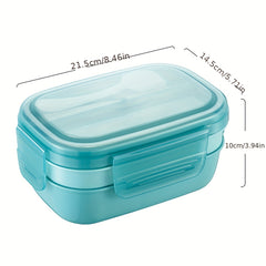Leak Proof Bento Box Lunch Container with Utensil Set