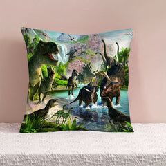 4PCS Dinosaur Pattern Pillow Covers for Home Decoration