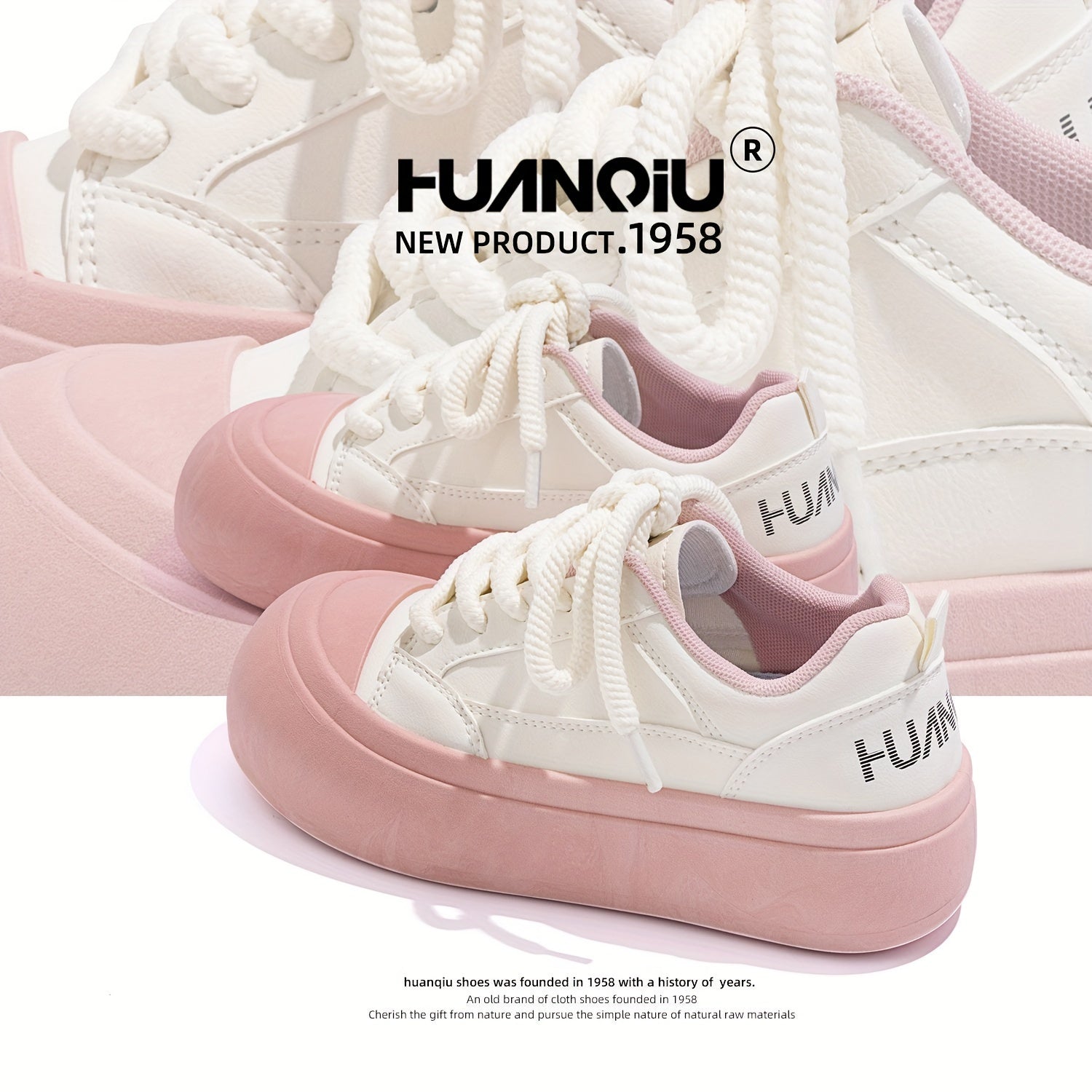 Women's Letter Graphic Board Shoes Non slip Height Increased Sports Sneakers