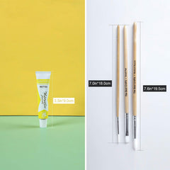 16 Colors Watercolor Paint Set 12ml Tubes with 3 Brushes