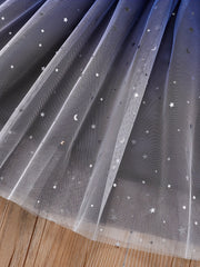 Girls Tulle Ruffles Sleeveless Princess Dress Kids Summer Clothes