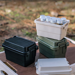 Outdoor Camping Mini Storage Box Desktop Seasoning Bottle Jar Storage Travel BBQ