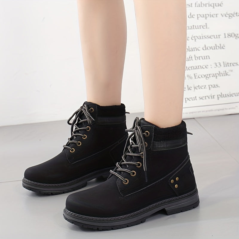 Women's Non-Slip Medium Top Hiking Boots - Outdoor Comfort Shoes