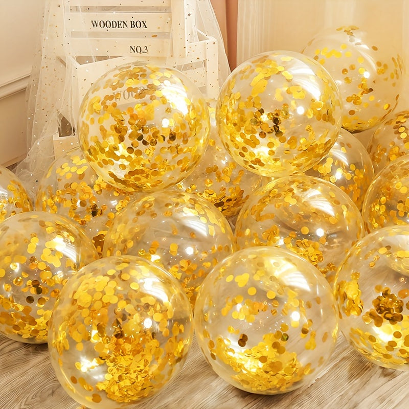 50pcs Sequin Balloon Wedding Birthday Party Decoration Latex Balloon