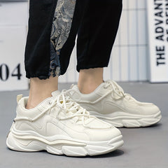 Men's Chunky Lace-Up Shoes for Outdoor Activities