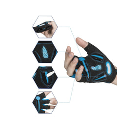 Moreok Liquid Gel Pad Cycling Gloves Comfortable Breathable Men Women
