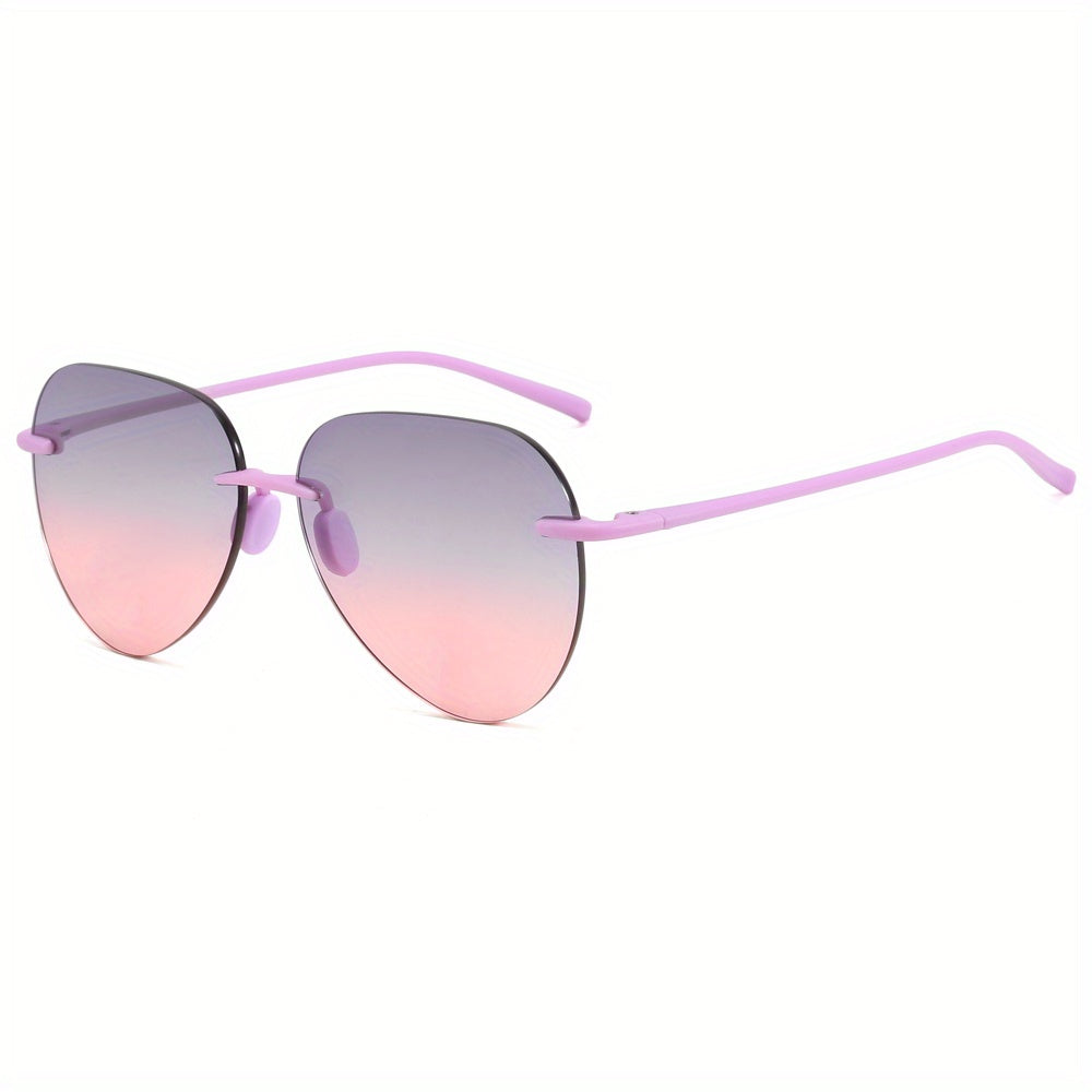 Ombre Rimless Sunglasses UV400 Sun Shades