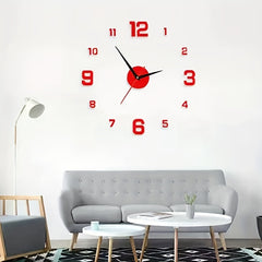 Nordic Luminous Wall Clock Mute Decorative Punch for Living Rooms