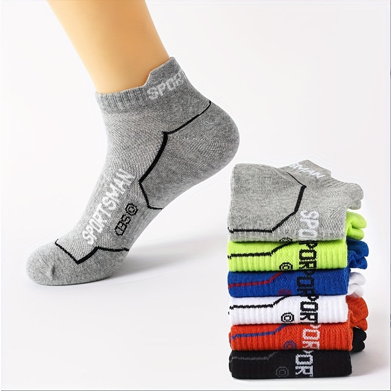 Men's Short Sports Socks Moisture Wicking Ankle Socks