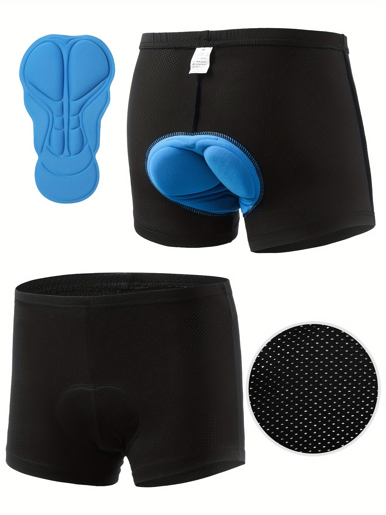 Men's Compression Cycling Shorts 3D Gel Padded Breathable Biking Pants