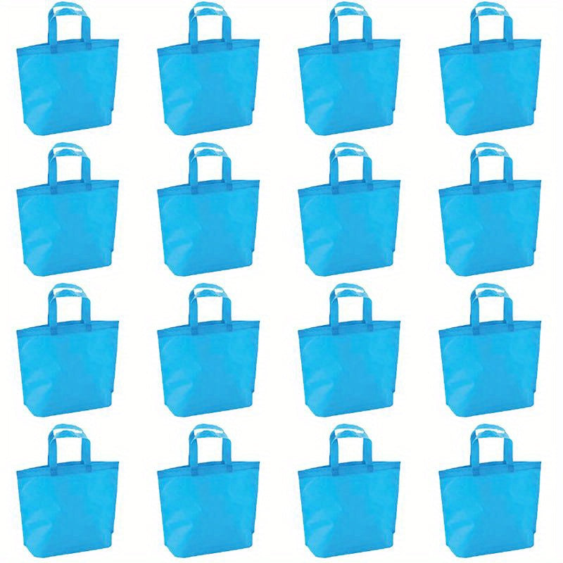 12 Reusable Tote Bags Non-woven Shopping Party Gift Bags