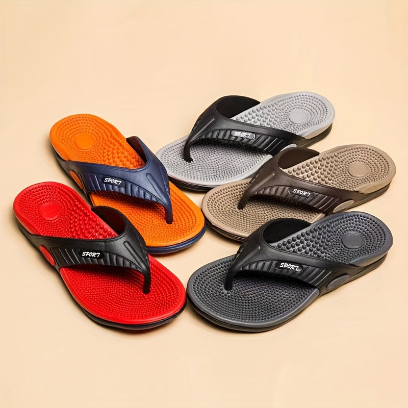Men's Comfortable Lightweight Non-slip Flip Flops for Beach
