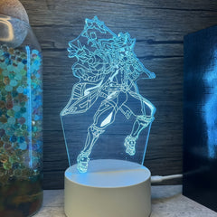 LED 3D Night Lights Acrylic Touch Lights for Bedroom Table Lamps