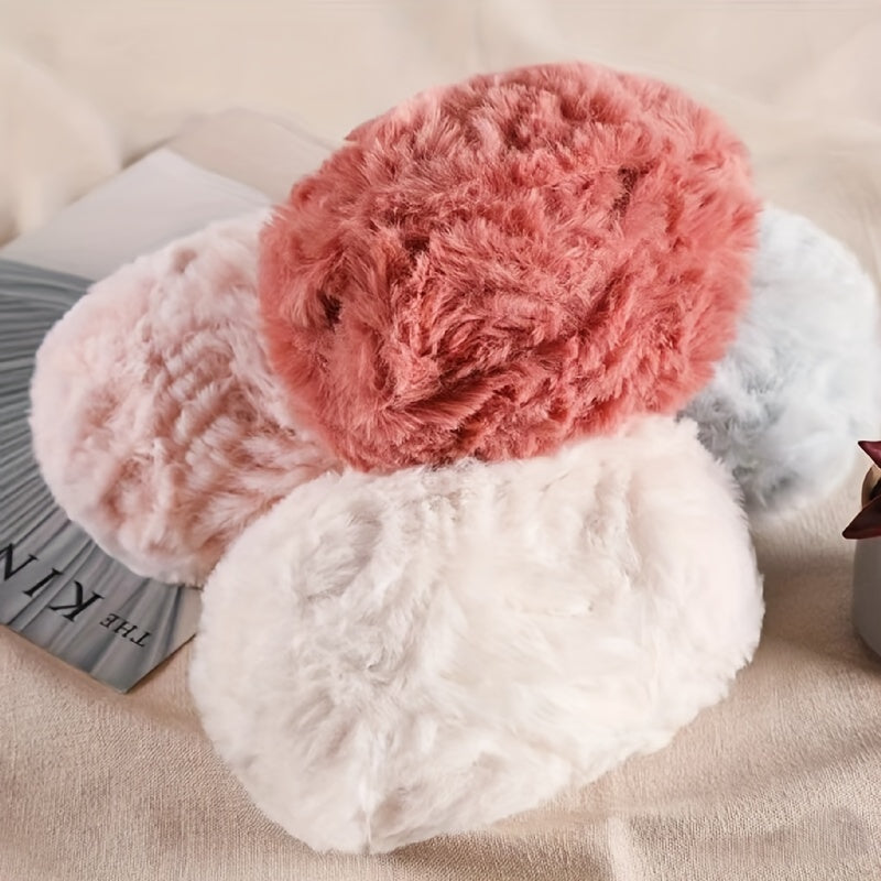 3pcs Soft Thick Mink Fur Faux Fur Yarn Eyelash Yarn For Crochet DIY Crafts