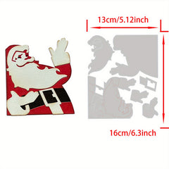 Christmas Santa Claus Metal Cutting Dies Scrapbooking Diy Decoration Craft