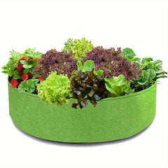 54L Large Grow Bag Heavy Duty Fabric Round Raised Garden Bed Planter
