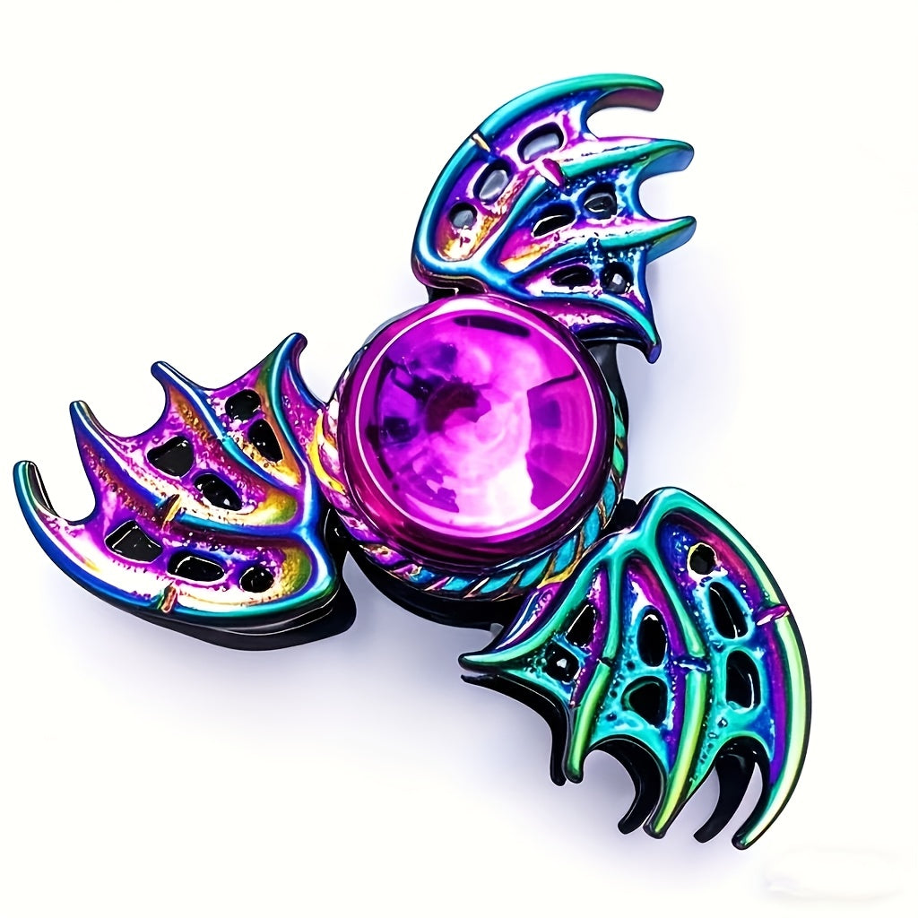 Dragon Metal Finger Spinner Toy with Crystal Accents