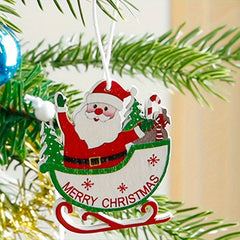 12pcs Snowman Tree Pendants Christmas Home Decor