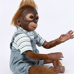 22 Inch Reborn Monkey Doll Soft Silicone Vinyl Lifelike Monkey Doll Toys
